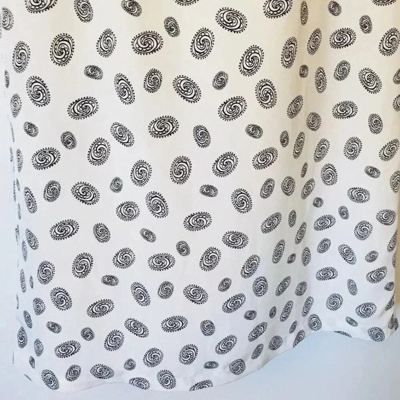 DUSA Women Fully Lined Sleeveless Knee Length Geometric Shapes Dress Size Medium - Picture 7 of 8